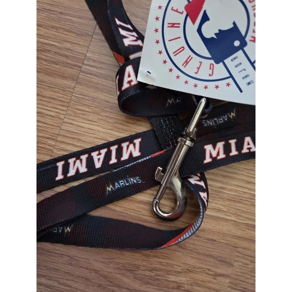 MLB Miami Marlins Pet Dog Leash NWT Baseball 75